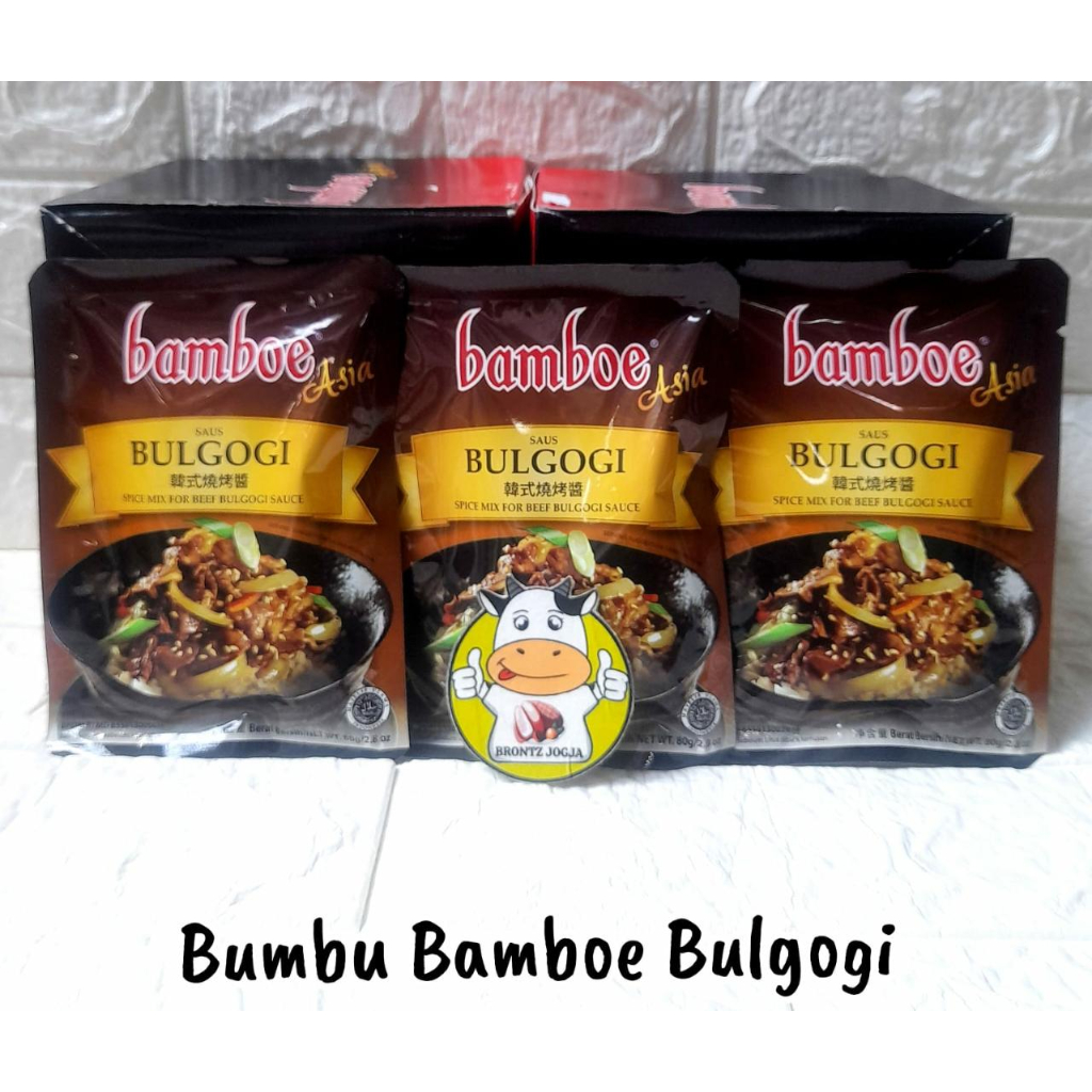 

BAMBOE BUMBU BULGOGI 80GR - BUMBU MASAK INSTANT - BRONTZ JOGJA