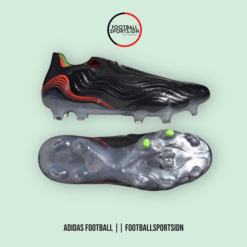 SEPATU BOLA ADIDAS COPA SENSE + FG BLACK ORANGE