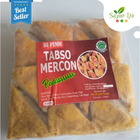 

Tahu Bakso Mercon Bu Pendi Isi 10 Pcs Fresh Frozen Tofu Daging Segar