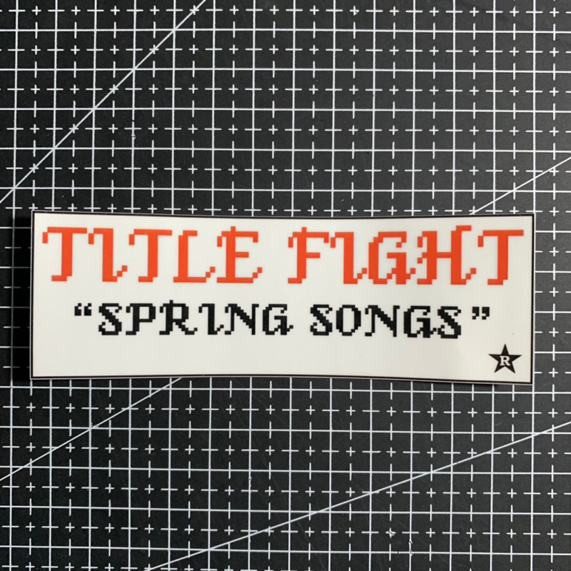 STICKER TITLE FIGHT