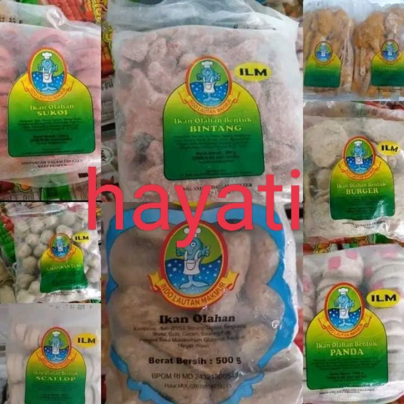 

ILM scallops 500 gram Frozen food