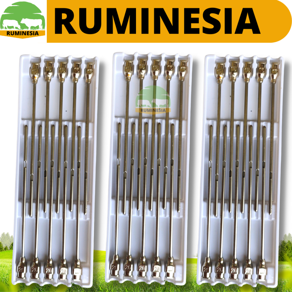 Jarum Suntik Tumpul Reusable Untuk Pengobatan Suntik Mastitis Ambing Sapi Kambing Domba