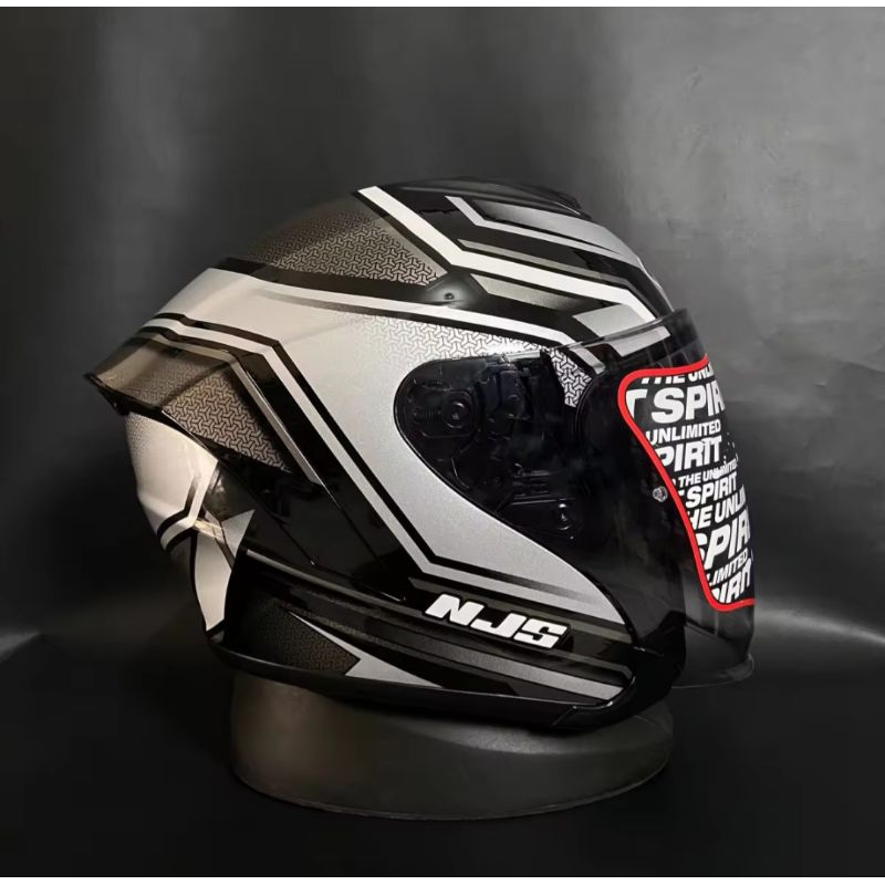 HELM NJS KAIROZ DV ZENITH BLACK SILVER