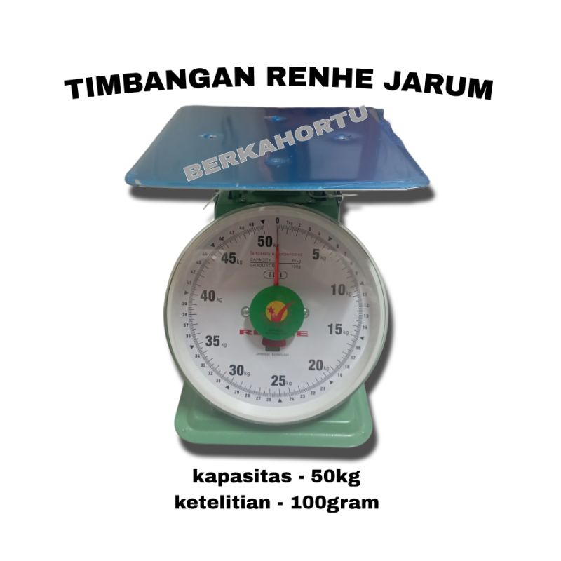 Timbangan duduk jarum Renhe 50kg ketelitian - 200gram