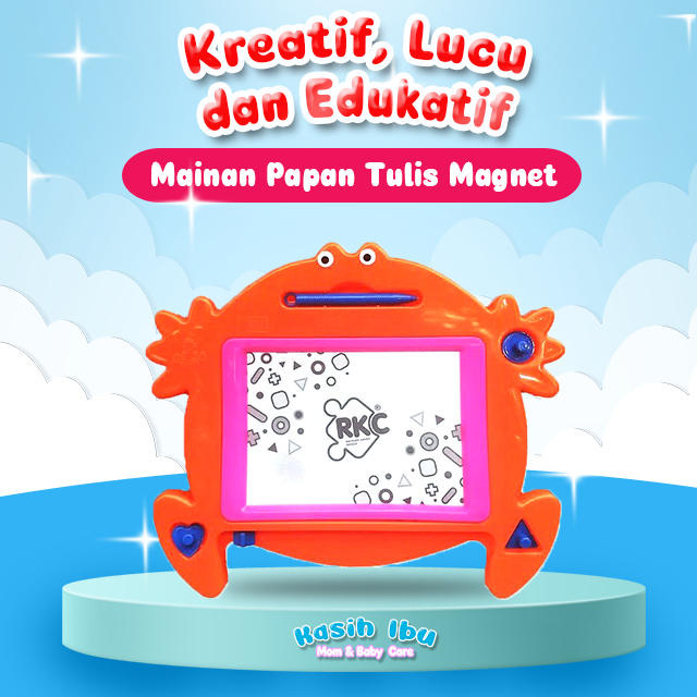 Mainan Papan Tulis Magnet Anak Bentuk Kodok Mainan Papan Tulis Magnet Kodok Ukuran Besar Papan Tulis
