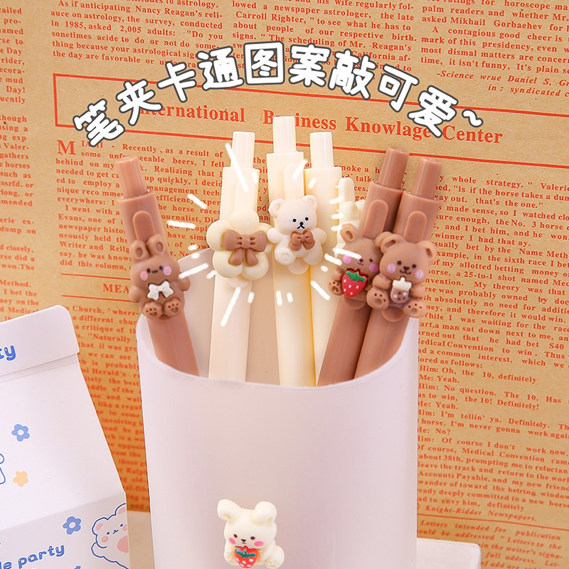 

Pulpen Karakter Beruang Pena Sekolah Lucu Pen Korea