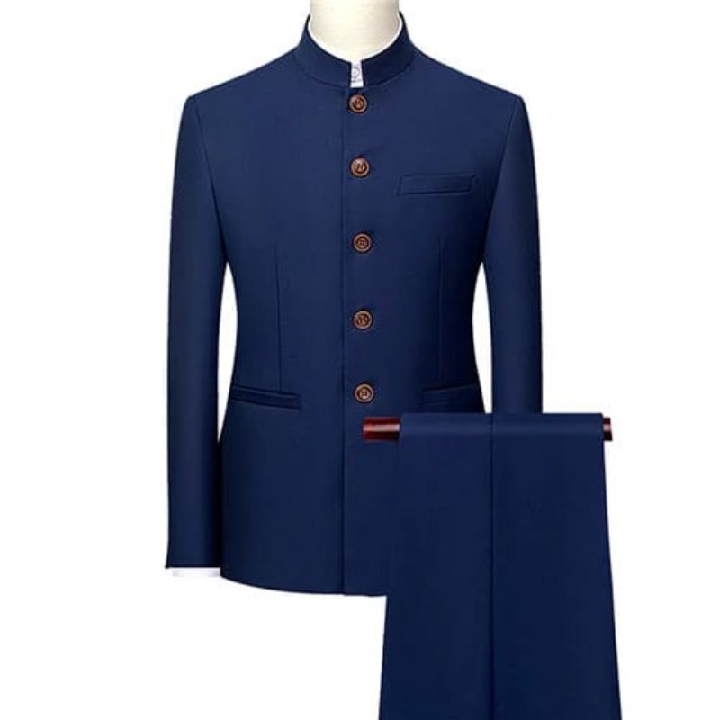 SETELAN JAS MANDARIN - JASKO POLOS - JAS PRIA MANDARIN