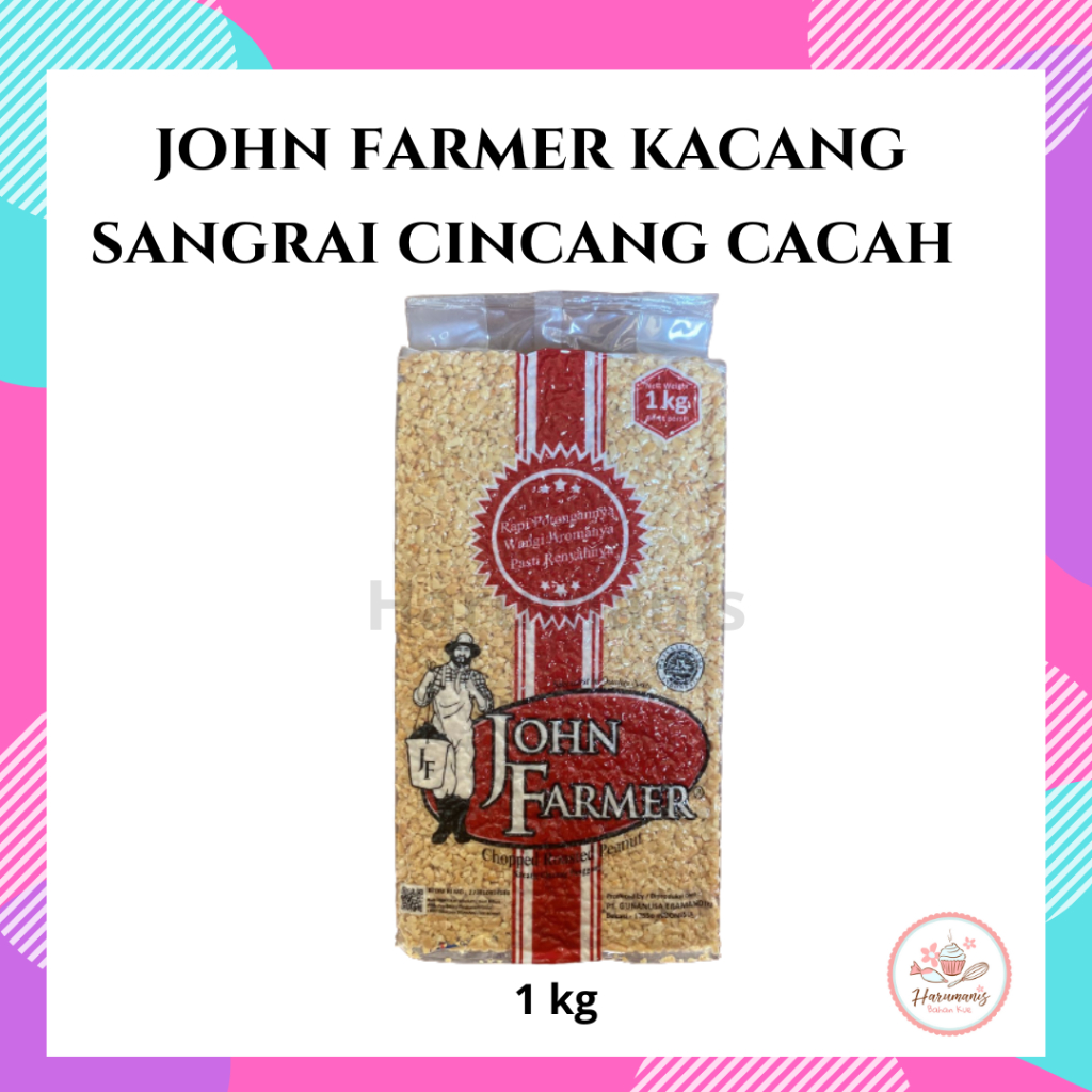 

John Farmer Kacang Sangrai Cincang Cacah 1 kg