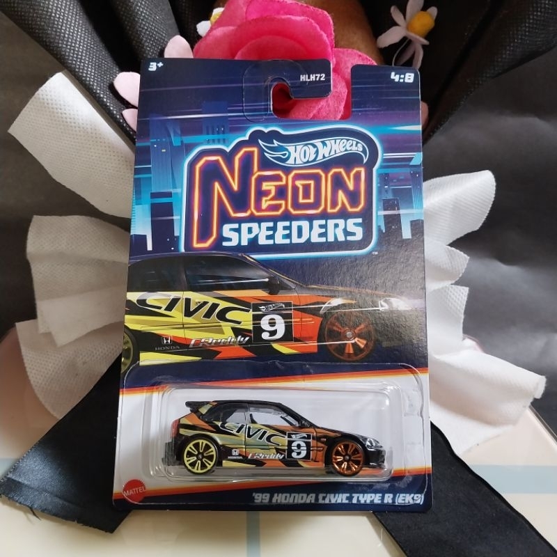 HOTWHEELS NEON SPEEDERS HONDA CIVIC TYPE R