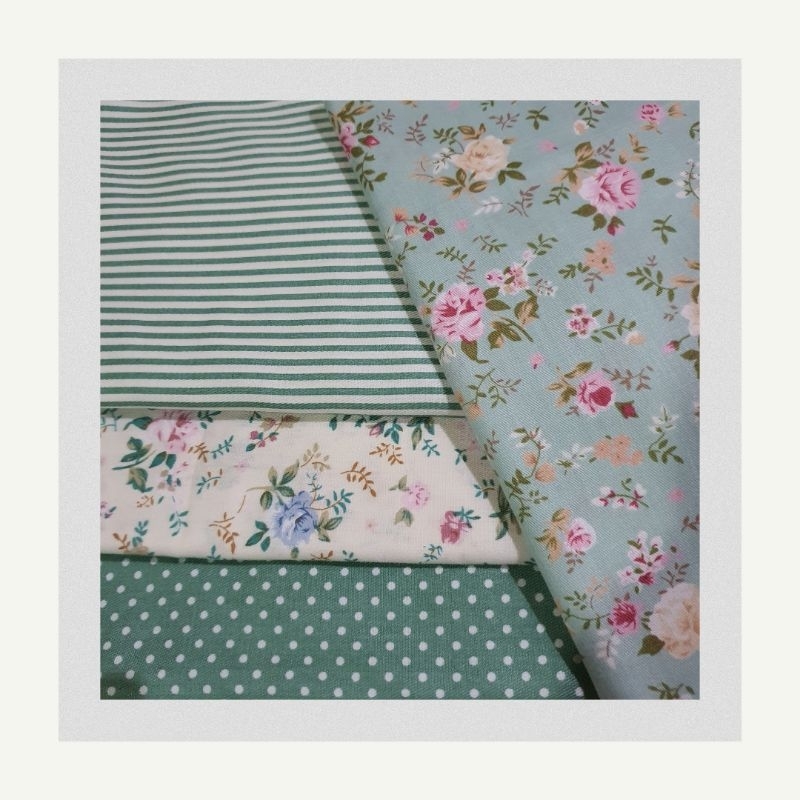 1 Set Kain Perca Katun Japan Design Tokai Senko original