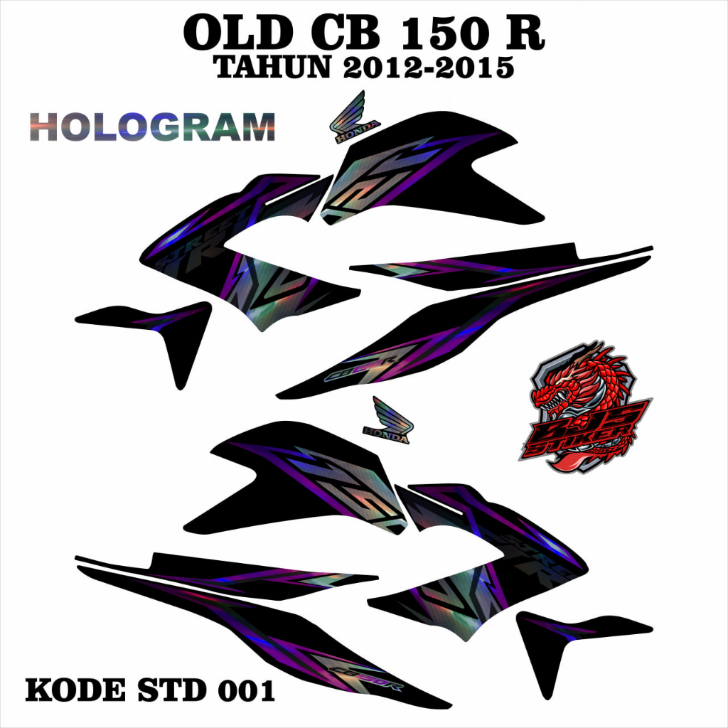 [COD] Stiker Sticker Striping hologram old CB 150 r [COD] Stiker Sticker Striping hologram old CB 15