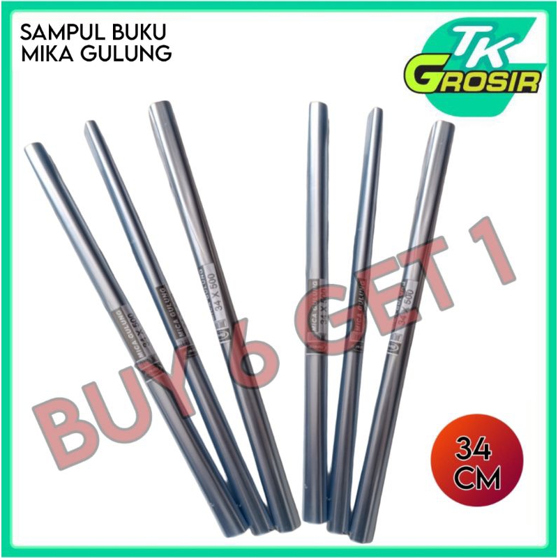 

Buy 6 Get 1 Sampul Buku Mika Guling 34 Cm/Sampul Buku Mika/Sampul Buku Murah