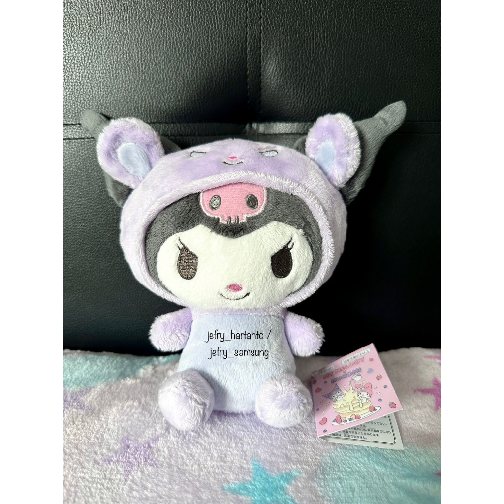 Boneka Kuromi Friend Costume Mascot Baku Plush Original Sanrio Jepang Hadiah Mainan Anak Bunny Tapir