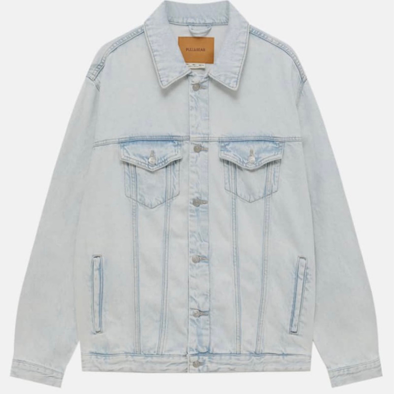 PULL& BEAR JAKET DENIM DENGAN SAKU NEW ORIGINAL