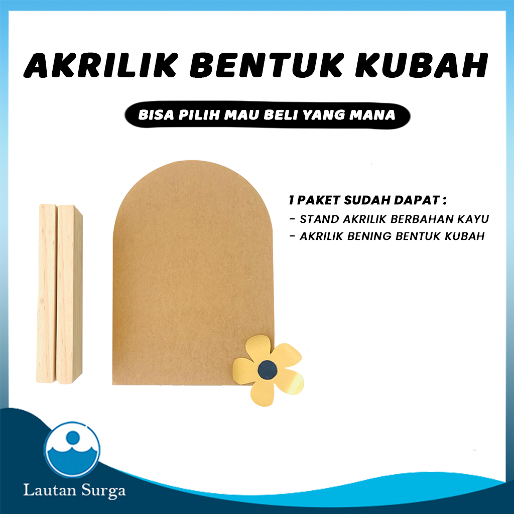 Paket Wood Stand Akrilik Kayu, Tatakan Akrilik Kayu Jati Belanda, Wooden Stand Acrylic A5, Tatakan K