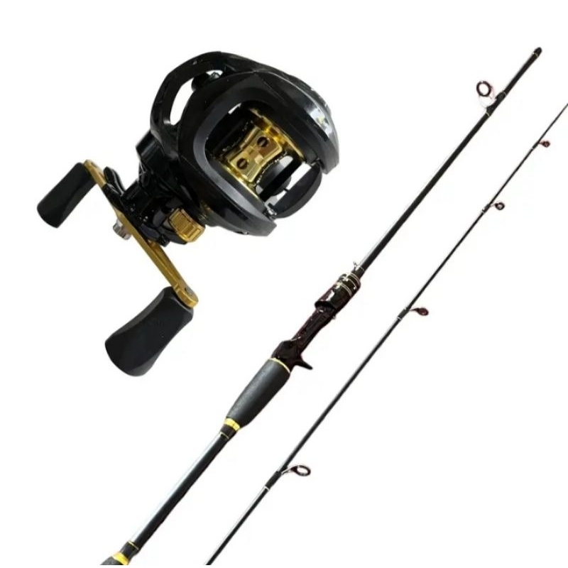 Satu Set Joran & Bc Murah Zorro / One Set Joran Fishaholic & Reel Bc Strom
