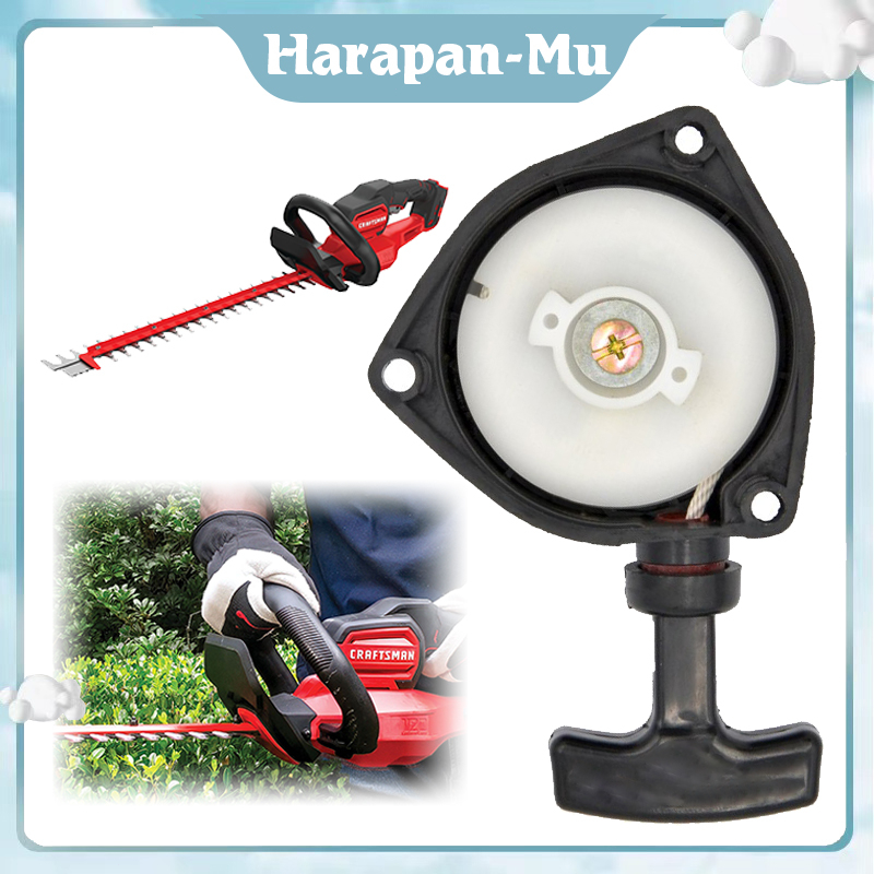 Recoil Starter Mesin Potong Rumput BG328 Tarikan Starter Mesin Rumput Engkolan Starter Mesin