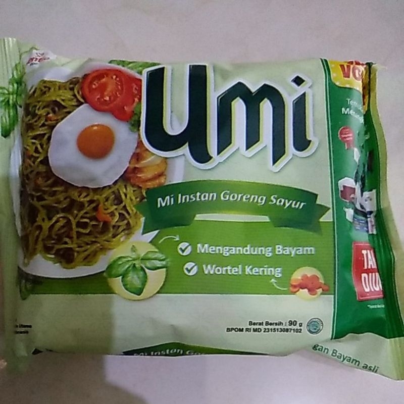 

BARU Mie Umi Mi Instan Goreng Sayur 90gr