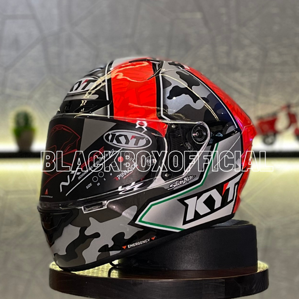 KYT NX Race Xavi Forest Imola Red Green / KYT NX Race Xavi Fores