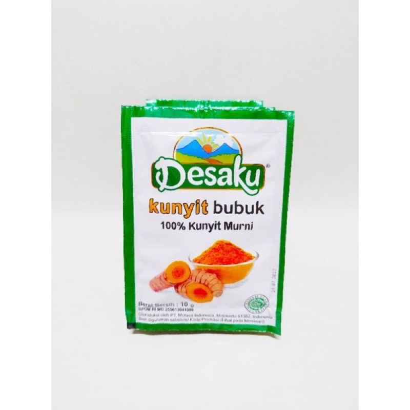 

Kunyit Bubuk Desaku 1 renceng isi 12bks
