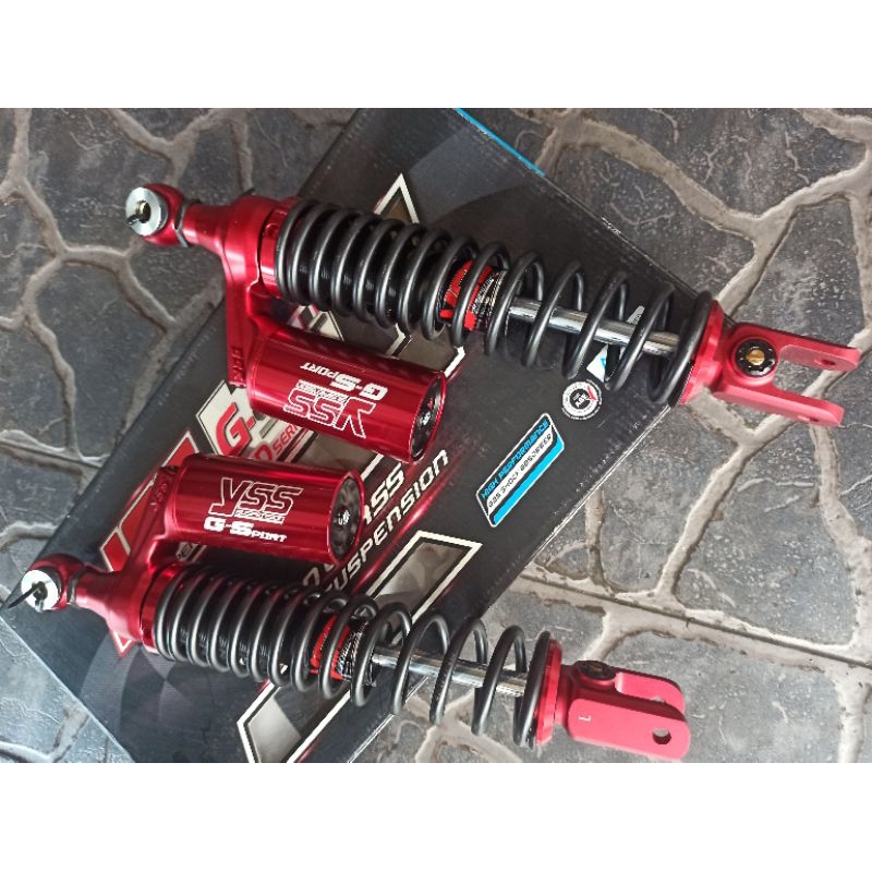 Shock breaker belakang YSS Gsport Honda PCX 150 PCX 160 warna merah hitam
