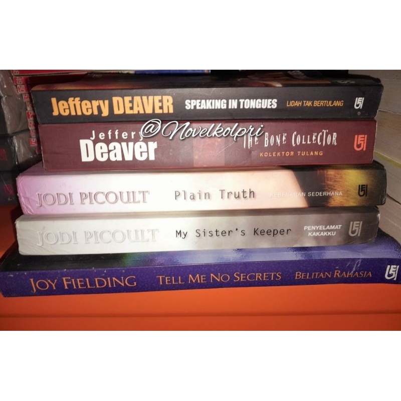 Novel Terjemahan Joy Fielding, Jodi Picoult, Jeffery Deaver