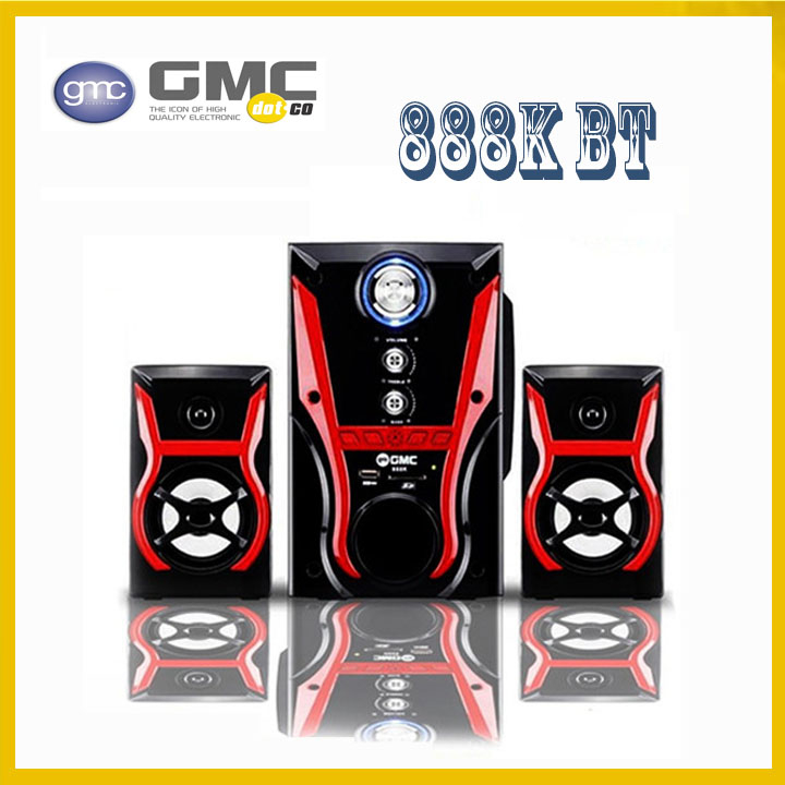 SPEAKER AKTIF BLUETOOTH GMC 888LBT/888K BT MULTIMEDIA RANDOM SUARA BAGUS PROMO