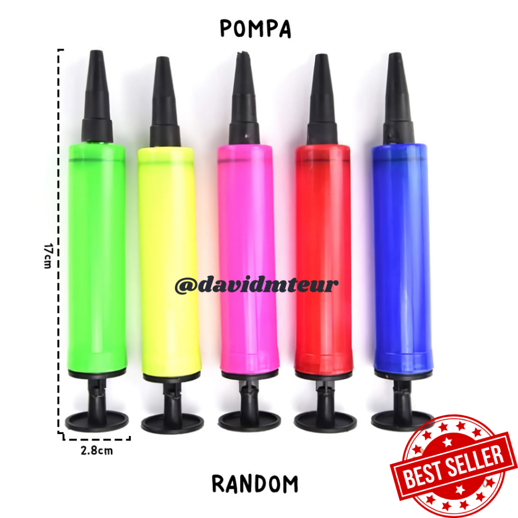 Pompa Balon Tangan Manual | Pompa angin mini | pompa balon manual | alat tiup balon pompa angin | po