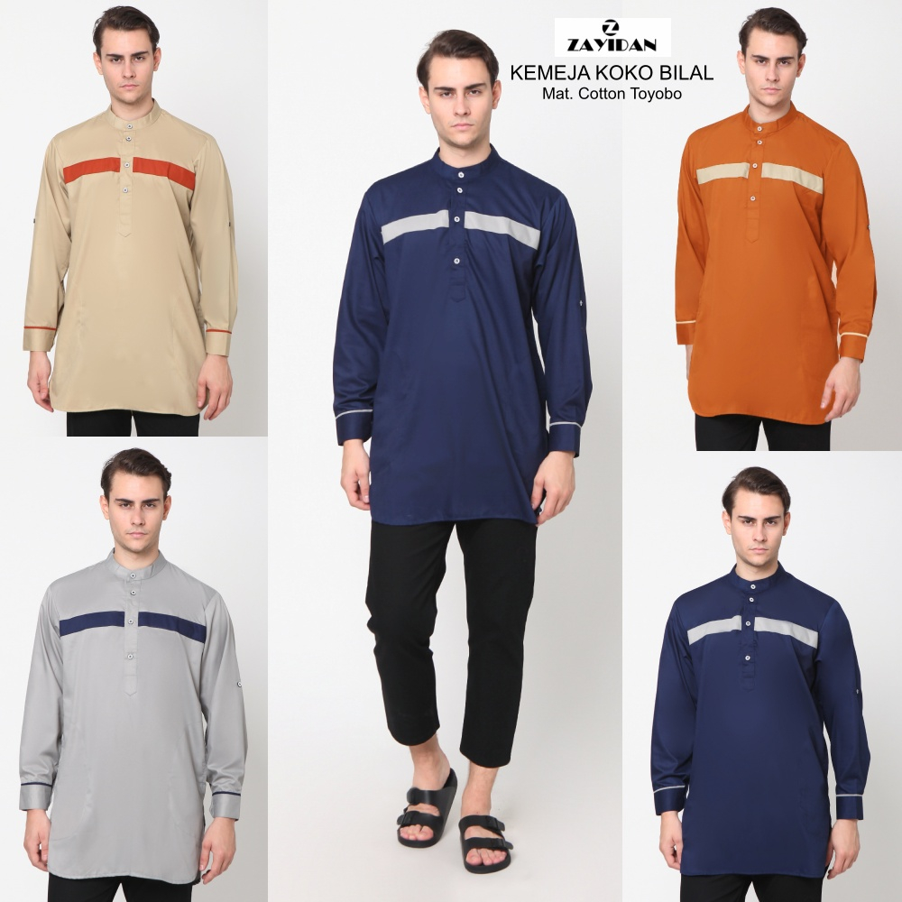 Baju Koko Gamis - Muslim Pria Bilal Zayidan