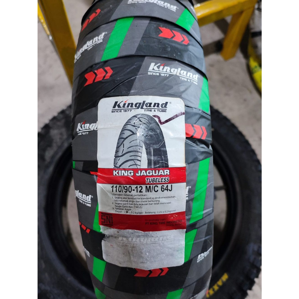 KINGLAND KING JAGUAR Ban Motor Scoopy Ring 12 Uk 110/90-12 Tubeless Scoopy/Freego - KINGLAND KING JA