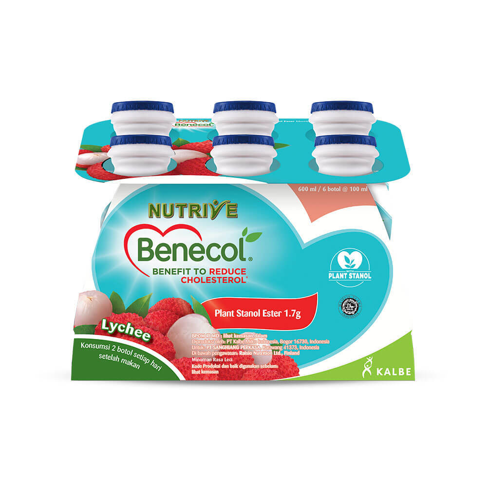 

Nutrive Benecol Lychee 100ml 1 Botol / menurunkan kadar kolesterol