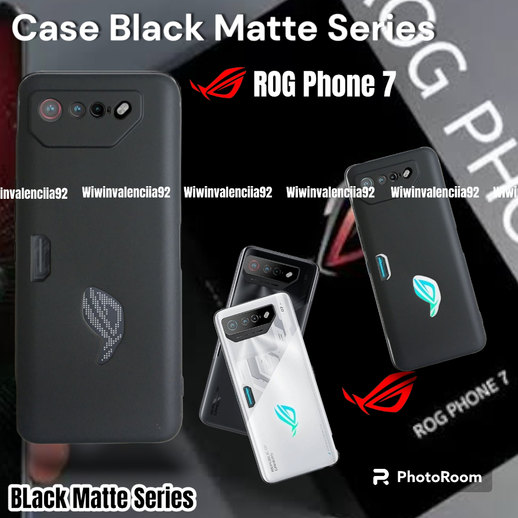 Softcase HITAM SLIM FIT ORIGINAL ASUS ROG Phone 8 7 6, ROG 3, ROG 5, ROG 2 Soft Case Full Black Hita
