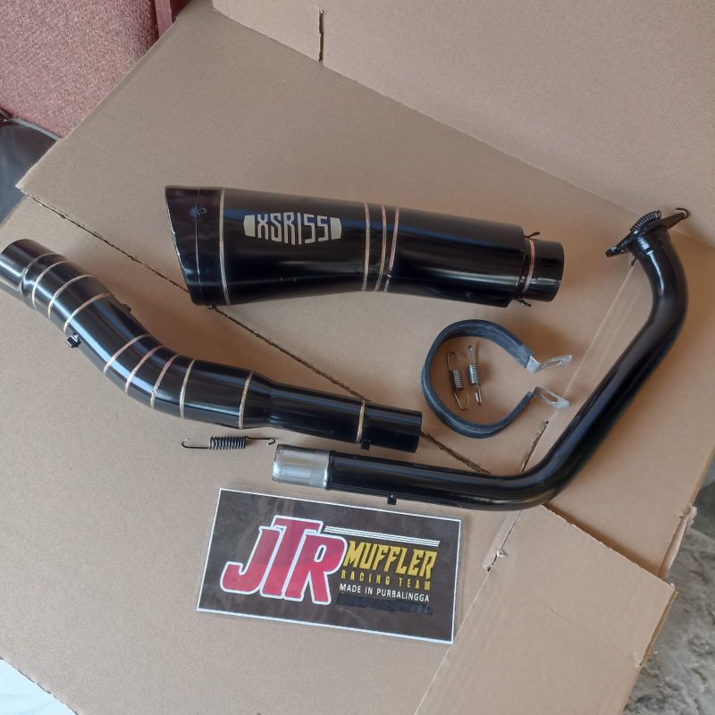 KNALPOT RACING CUSTOM XSR 155 fullset lengkap model R9