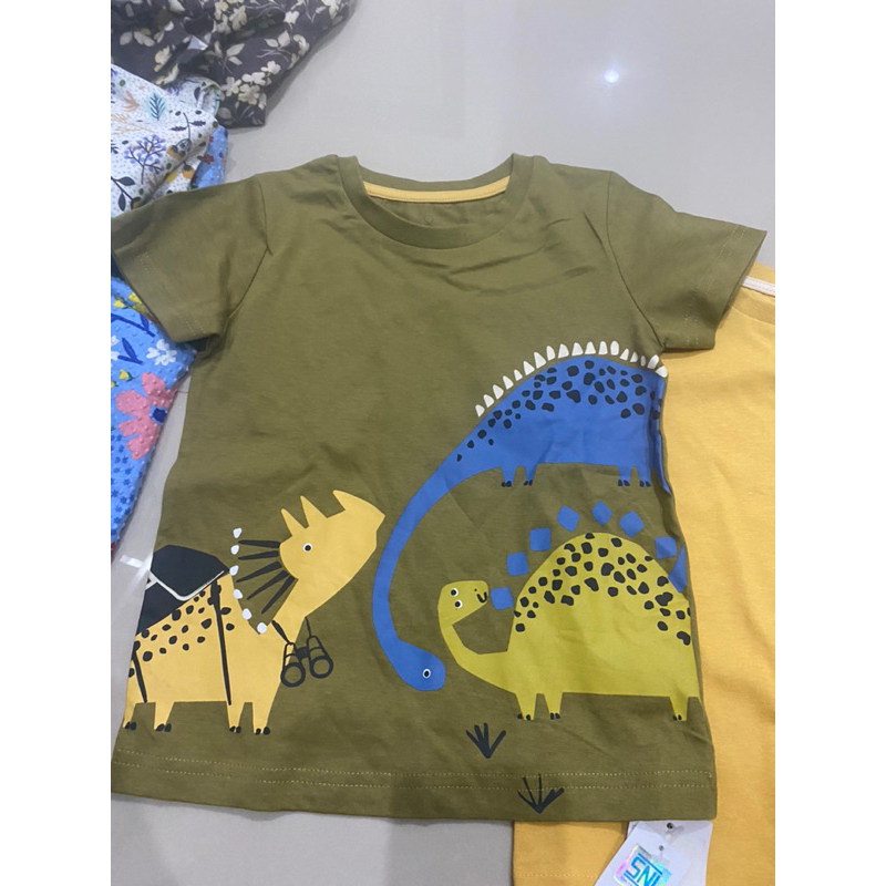 Mothercare NWT DINO TSHIRT 3 pcs 2-3y