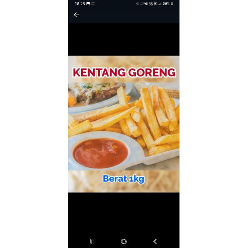 

kentang goreng/french fries/stik kentang/ kentang frozen