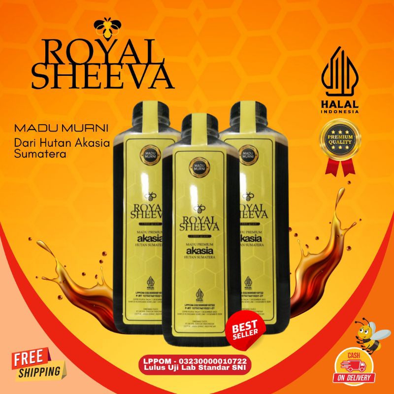 

Promo bundle 3 pcs Madu Murni Royal Sheeva 1.3 kg | Premium Asli 100% Halal MUI dari Hutan Akasia Sumatera