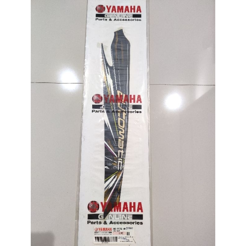 Sticker Striping Yamaha Mio Sporty Smile 2008 Hitam Ori (NOS) - Graphic 3, 28D-F174G-00