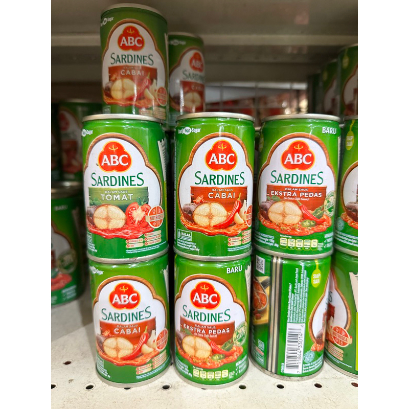 

SARDEN ABC 155GR - CABAI | EXTRA PEDAS | TOMAT