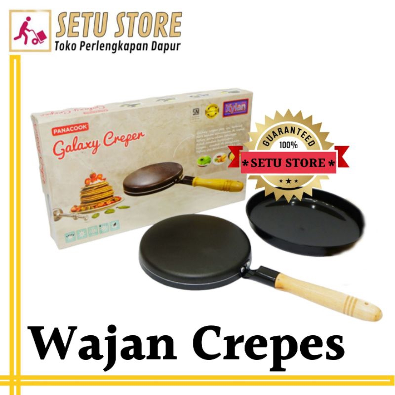 Galaxy creper Panacook cetakan crepes loyang kue dadar gulung wajan crepes set wadah adonan