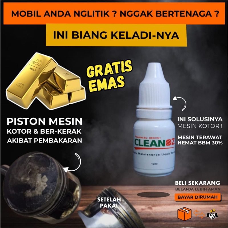 Cleanoz Penghemat BBM / Penghemat Bensin Mobil Motor Diesel / Cleanoz Original Arli Kurnia
