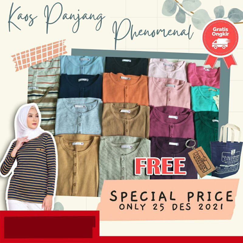 [PHENOMENAL] KAOS TSHIRT LONG TUNIK ATASAN PHENOMENAL AZHANIA ORIGINAL MALL POLOS WANITA MURAH MATAH