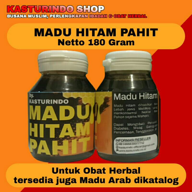 

Madu Hitam Pahit isi 180gram