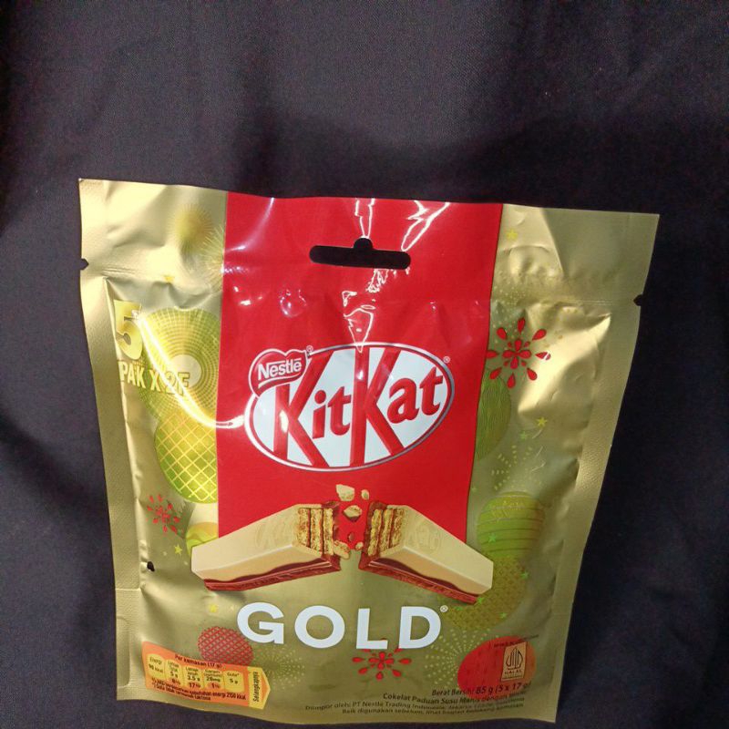 

Kitkat Gold isi 5