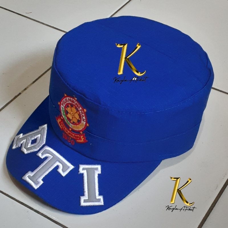 TOPI KOMANDO PTI BIRU RIPSTOP