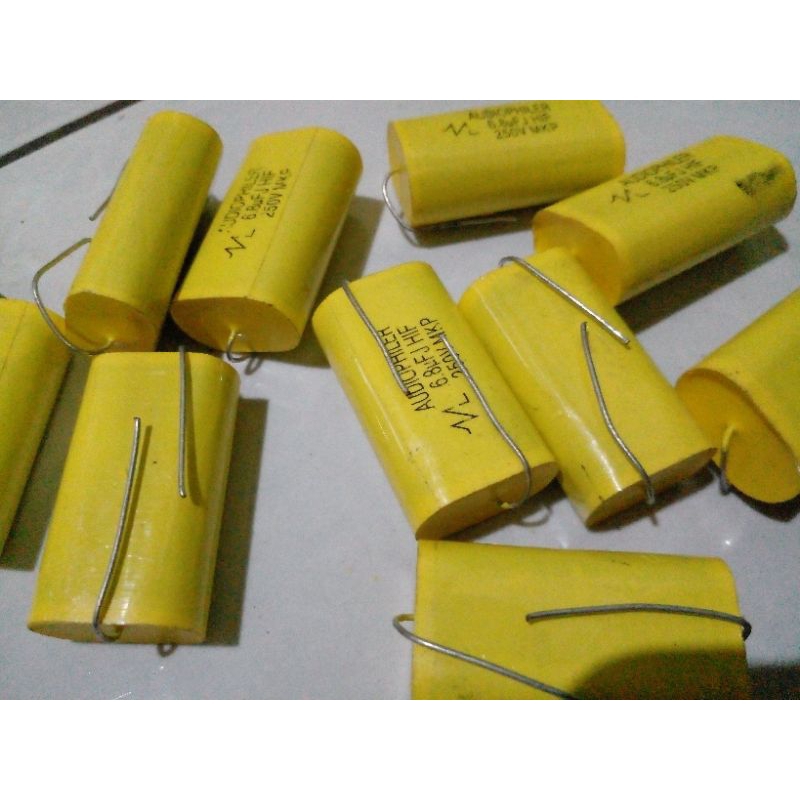 kapasitor audiophiler 6.8uf 685 mkp