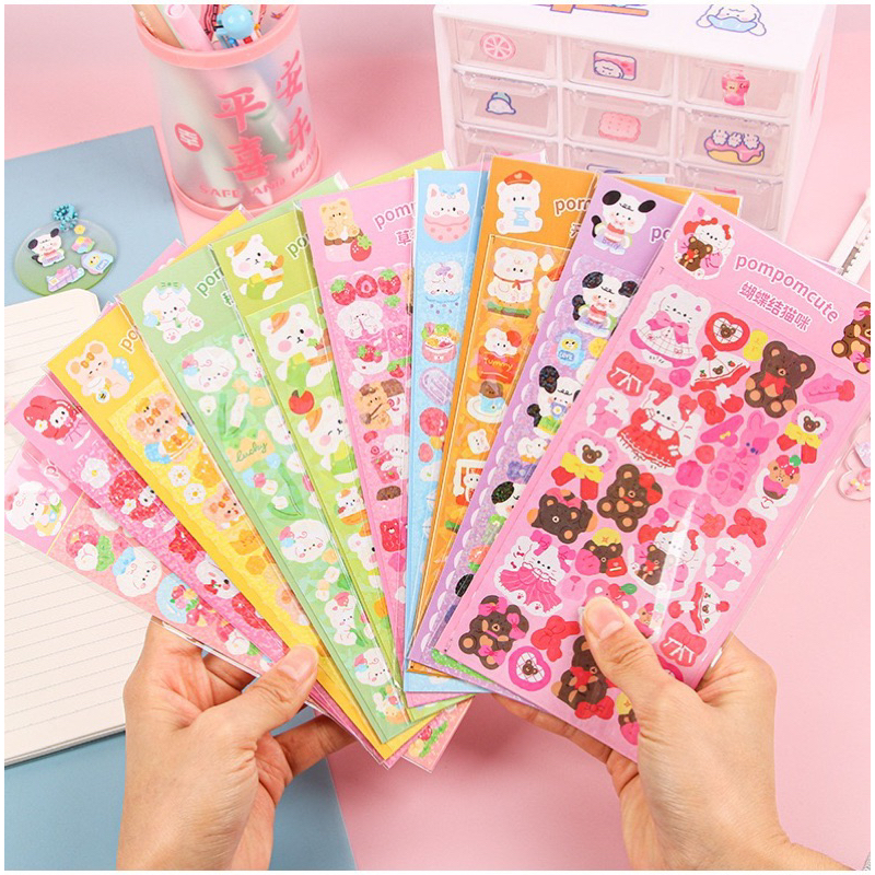 

Sticker Hologram MURAH Glitter Sticker Korea Sticker Jurnal Sticker Import Lucu Accesories