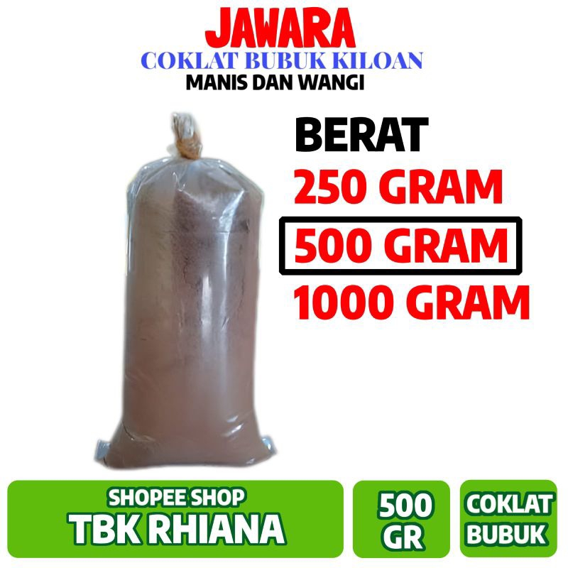 

Coklat Bubuk Jawara 500 Gram Repacked