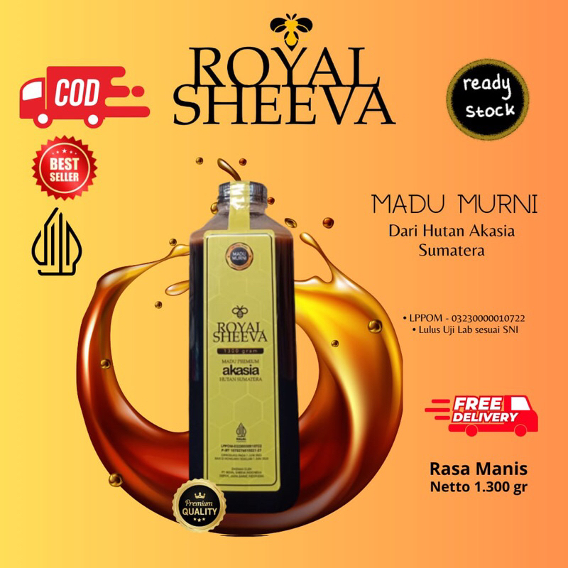 

madu murni royal sheeva madu hutan akasia sumatera halal mui