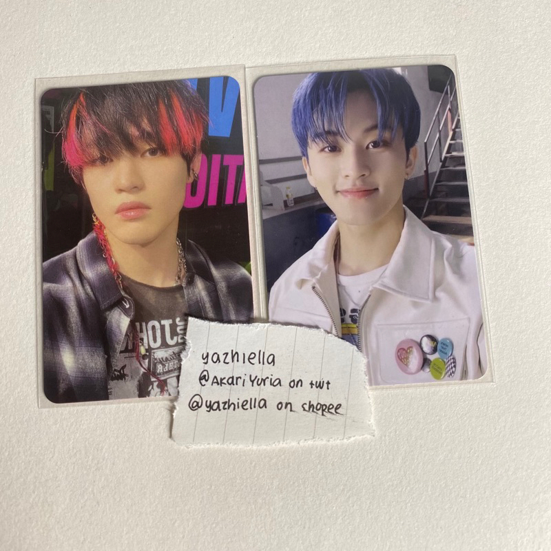 [WTS] PHOTOCARD OFFICIAL CHENLE MARK GLITCH MODE HOT SAUCE NCT DREAM PC