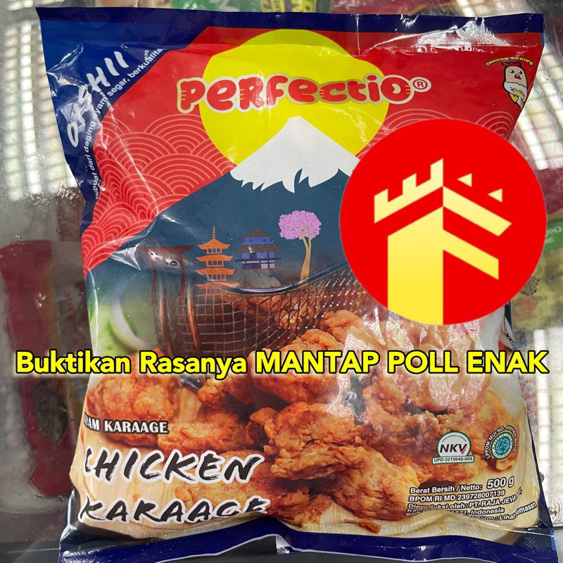 

PERFECTIO KARAGE 500 GR CHICKEN KARAGE 500 GR DAGING PAHA AYAM GORENG KARAGE 500 GR